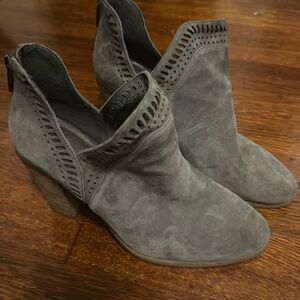 Vince Camuto grey booties